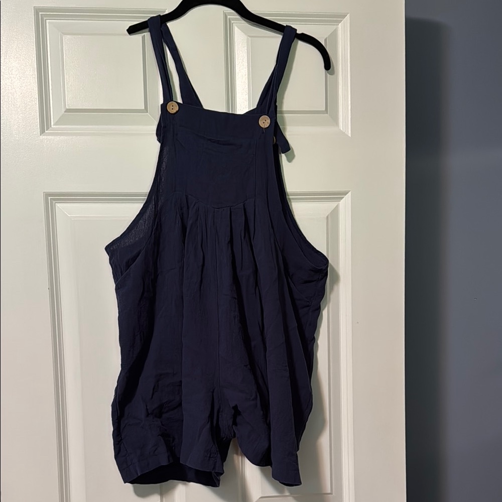 Navy Blue Overalls